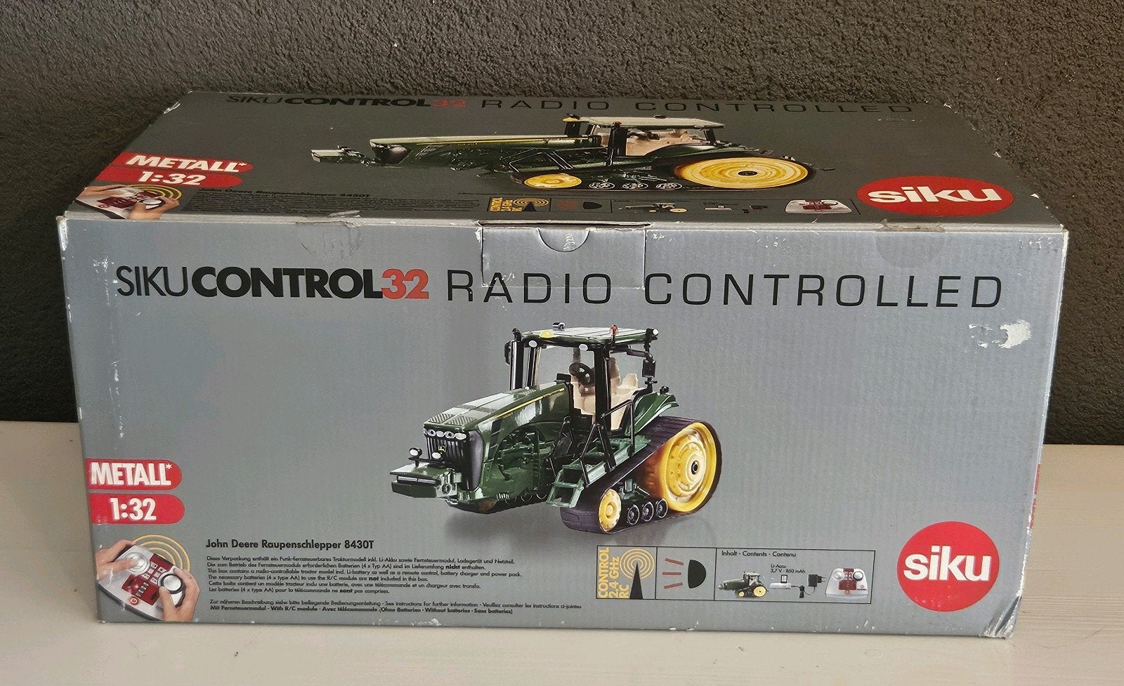 Siku Control John Deere 8430T Rupstrekker 1:32, Overige merken, Ophalen of Verzenden, Zo goed als nieuw, Groter dan 1:32