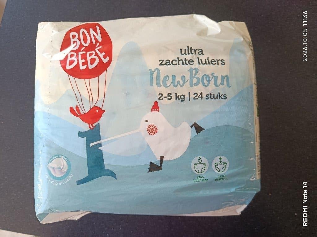 Luiers maat 1, Ophalen of Verzenden, Nieuw