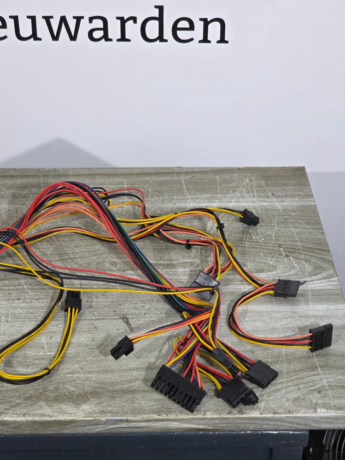 Ms-tech 450w max voeding psu power supply ms-n450-sys rev. b, Gebruikt, ., Ophalen of Verzenden, .