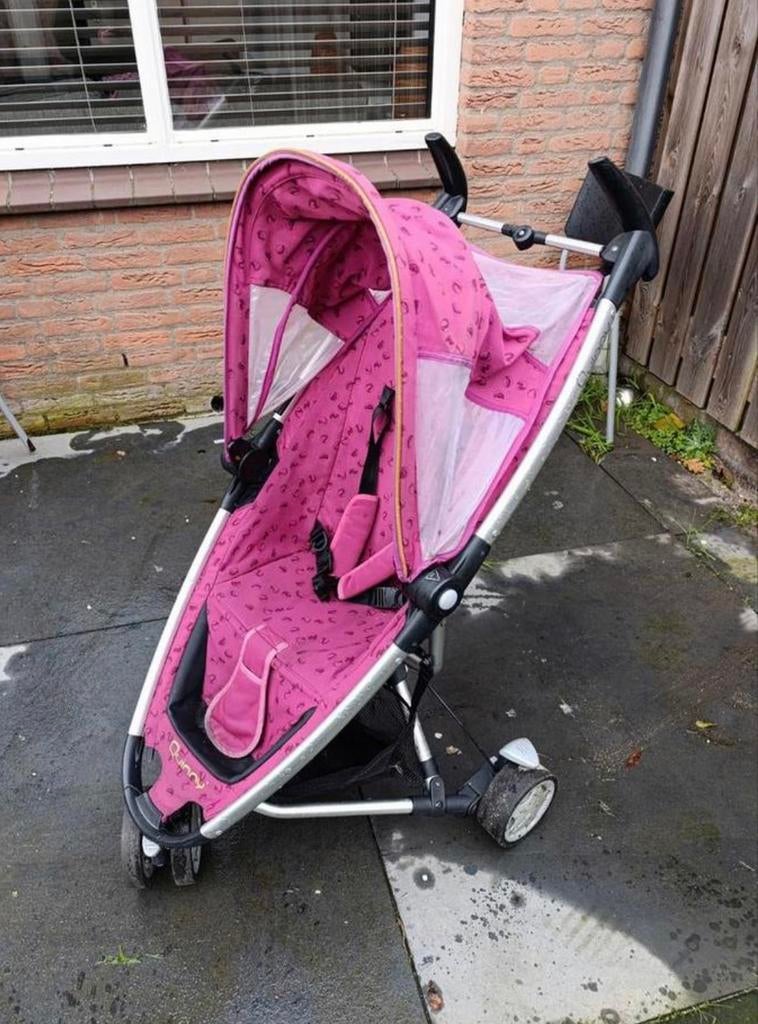 Quinny Zapp Flex, Roze, Kinderen en Baby's, Ophalen, Gebruikt, Quinny, Verstelbare rugleuning