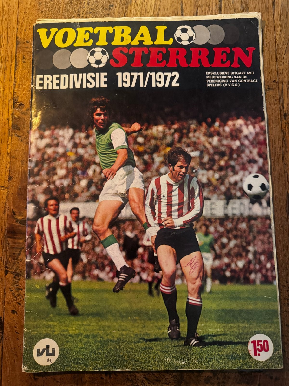 Voetbalsterren Eredivisie 1971/1972 album met Cruijff, Ophalen of Verzenden, Gebruikt, Ajax, Boek of Tijdschrift