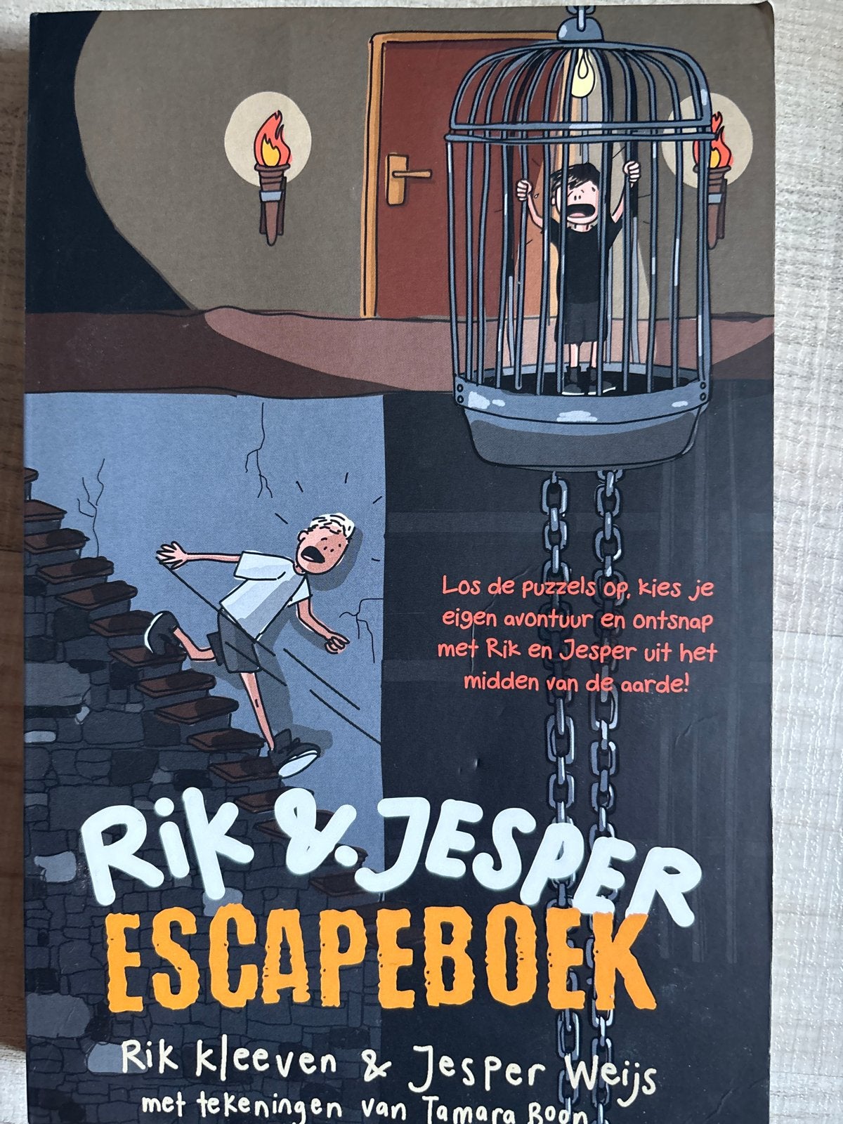 Rik & Jesper Escapeboek - Los de puzzels op!, Ophalen of Verzenden, Zo goed als nieuw