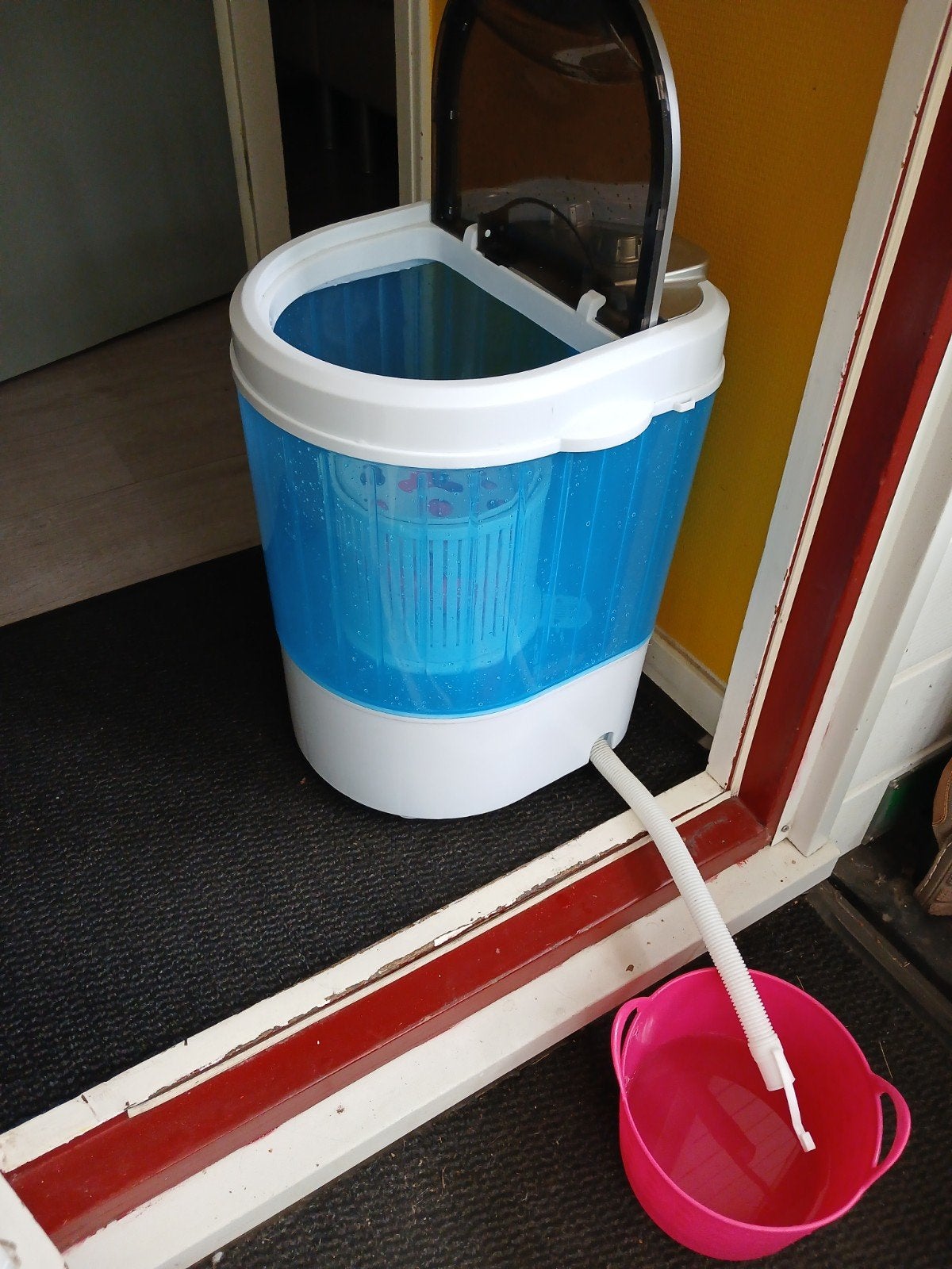 Mini wasmachine met centrifuge - Ideaal voor camping, Ophalen of Verzenden