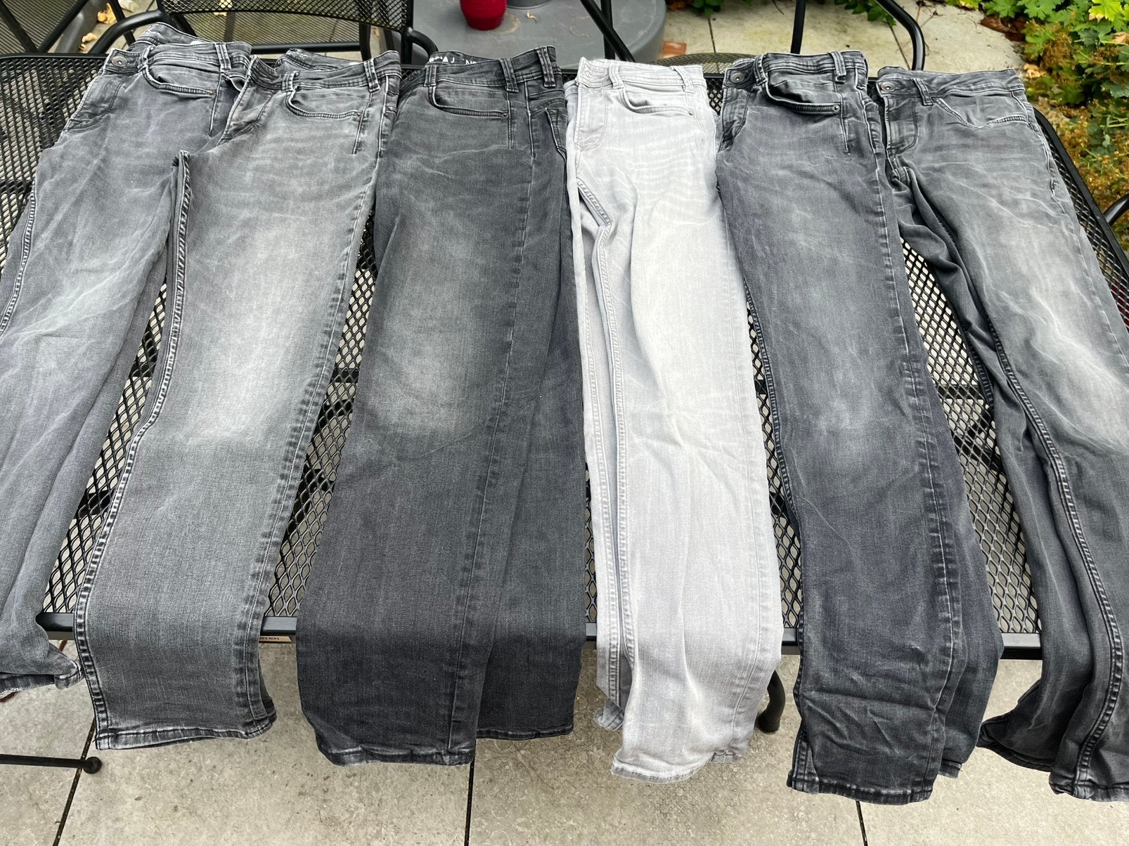 Garcia jongens broeken-7 euro per broek, Ophalen of Verzenden, Gedragen, Grijs, W28 - W29 (confectie 36)
