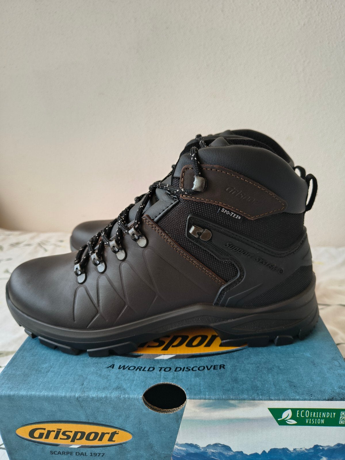 Grisport Ranger Mid Wandelschoenen Heren Maat 42 Bruin, Ophalen of Verzenden, Nieuw, Schoenen