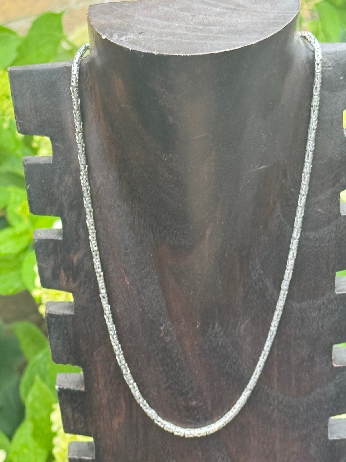 Handgemaakte Zilveren Ketting - Koningsschakel, Verzenden, Nieuw, Zilver