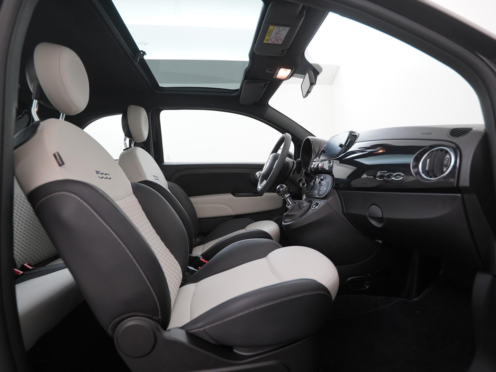 Fiat 500 1.0 Hybrid Dolcevita | Panoramadak | Apple/Android, Auto's, Voorwielaandrijving, 12 maanden, Stof, Gebruikt