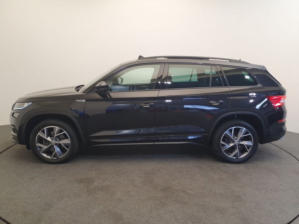 Skoda Kodiaq 1.5 TSI 150pk DSG/AUT Sportline Business 7p. Pa, Auto's, Skoda, 12 maanden, 4 cilinders, Zwart, Automatische klimaatregeling