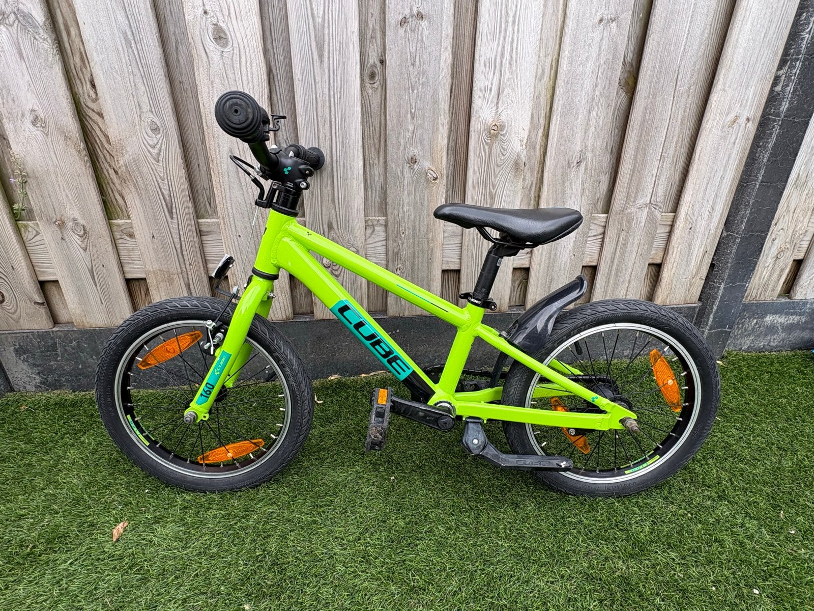 CUBE  160 Kinderfiets 16 inch, Fietsen en Brommers, Ophalen, Zo goed als nieuw, Velgrem, Minder dan 16 inch