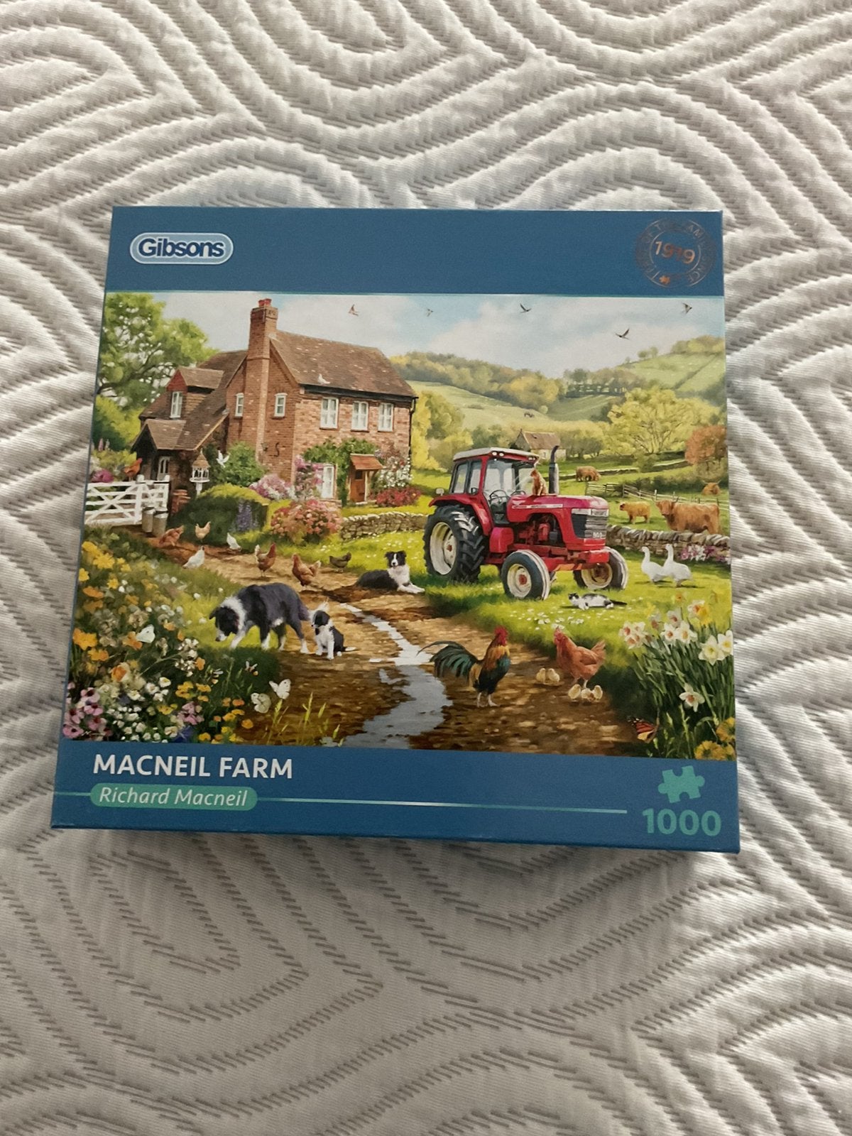 Gibsons puzzel - Macneil Farm, Ophalen of Verzenden, 500 t/m 1500 stukjes, Zo goed als nieuw, Legpuzzel