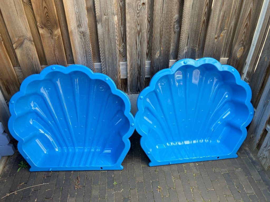 Schelp zandbak badje, Ophalen, Nieuw