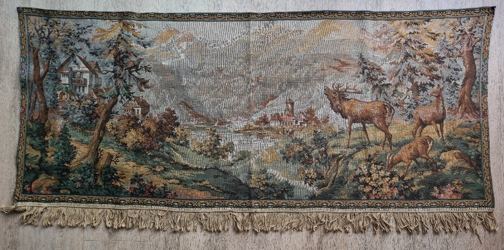 Wandkleed, Gebruikt, Meerkleurig, Klassiek, Ophalen of Verzenden