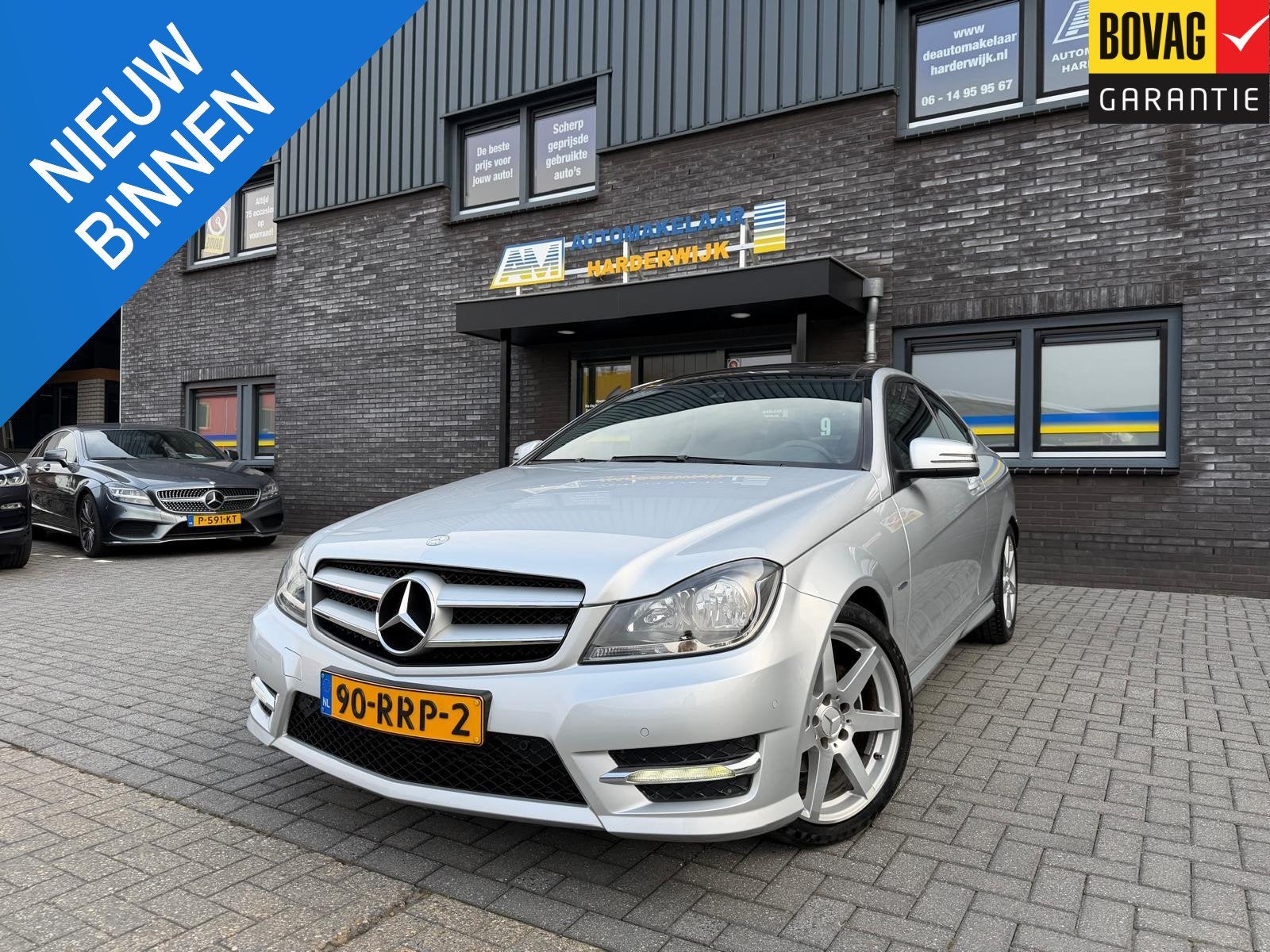Mercedes-Benz C-klasse Coupé 180 | 1E EIGENAAR | 3/6/12MND, Auto's, Automaat, Achterwielaandrijving, Zwart, 4 stoelen