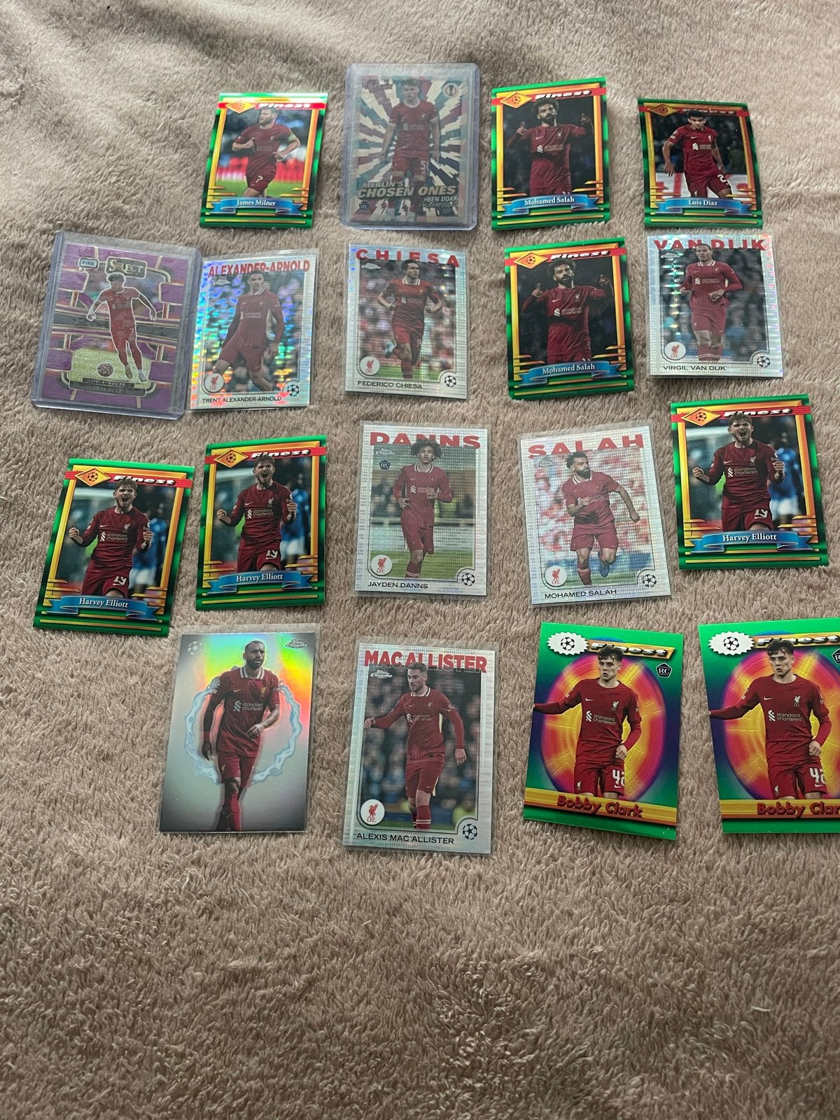 Voetbal Spelerskaarten Liverpool Collectie, Ophalen of Verzenden, Gebruikt, Buitenlandse clubs, Spelerskaart