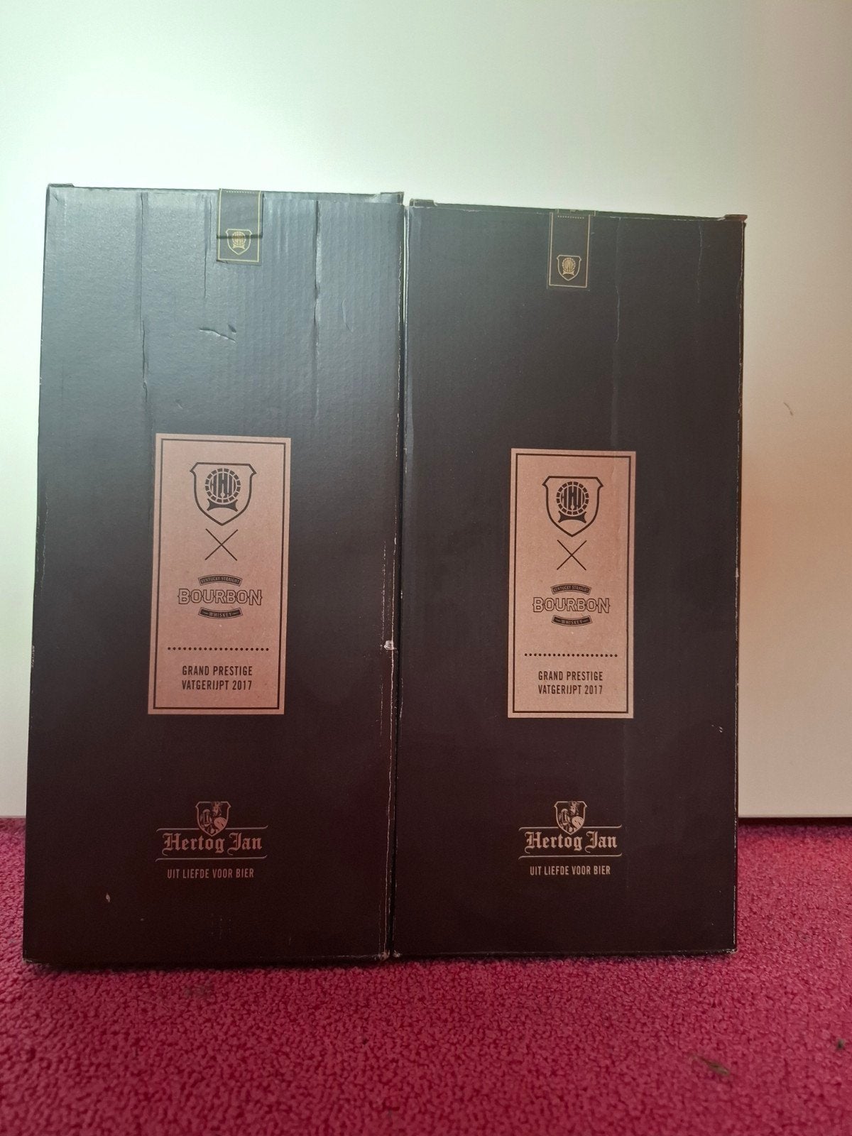 Hertog Jan Vatgerijpt 2017 Bourbon, Verzamelen, Biermerken, Ophalen of Verzenden, Nieuw, Flesje(s), Hertog Jan