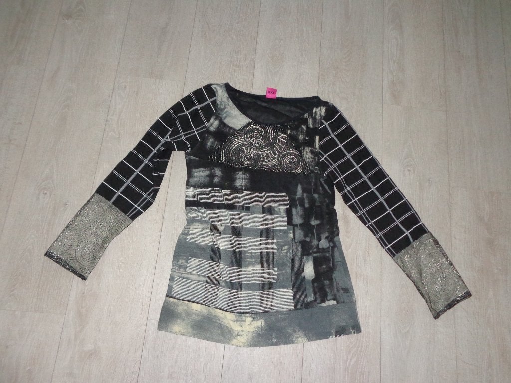 schitterende dameslongsleeve van Save the Queen, maat L, Ophalen of Verzenden, Zo goed als nieuw, Maat 42/44 (L), Lange mouw