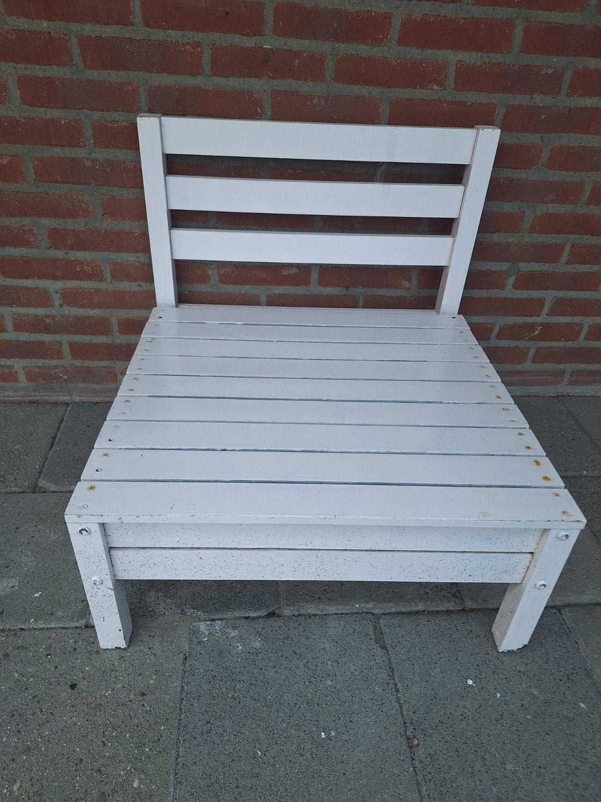 Gratis tuinbankje, Ophalen