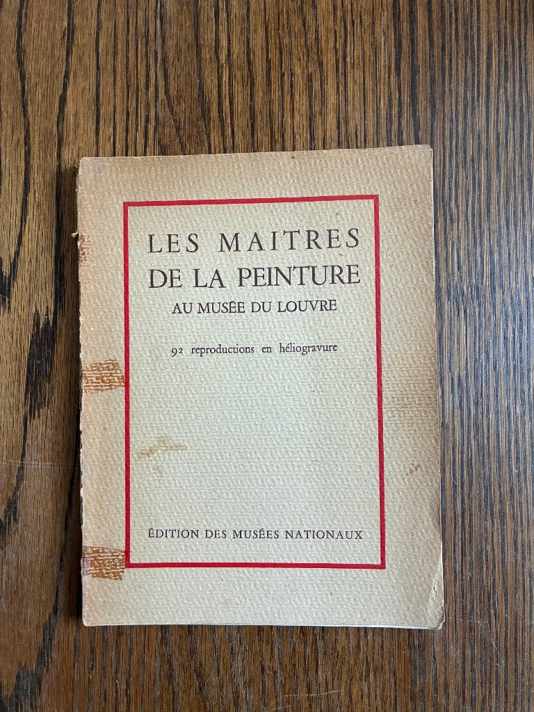 Les Maitres de la peinture . Au museé du louvre, Ophalen of Verzenden, Gelezen