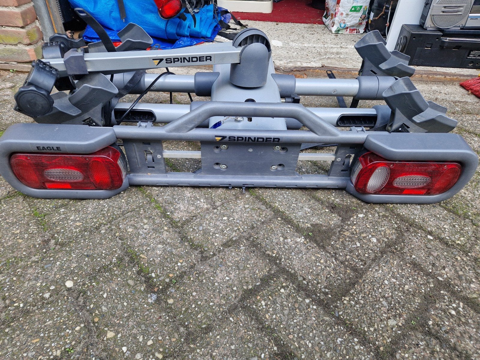 Spinder Eagle fietsendrager voor 2 fietsen, Ophalen of Verzenden, 2 fietsen, Zo goed als nieuw, Trekhaakdrager