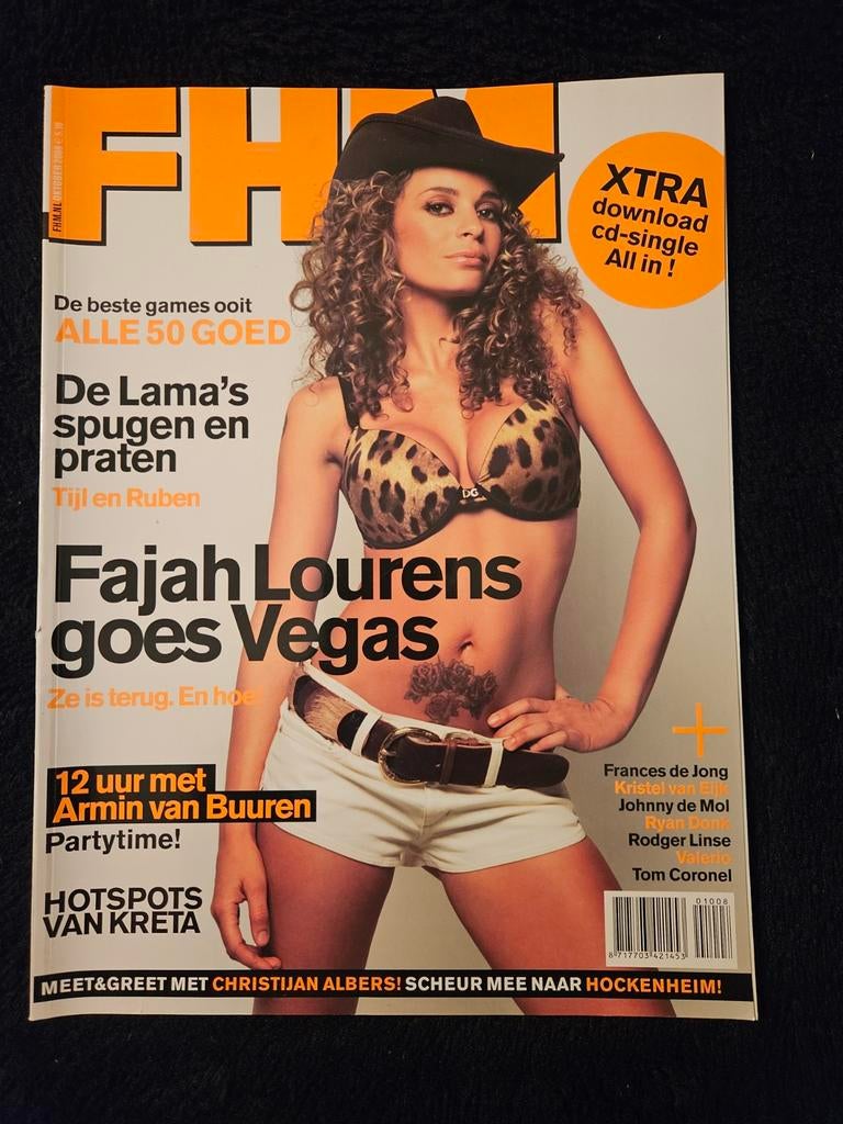 FHM Magazine - Fajah Lourens goes Vegas, Boeken, Ophalen of Verzenden, Zo goed als nieuw, Glossy