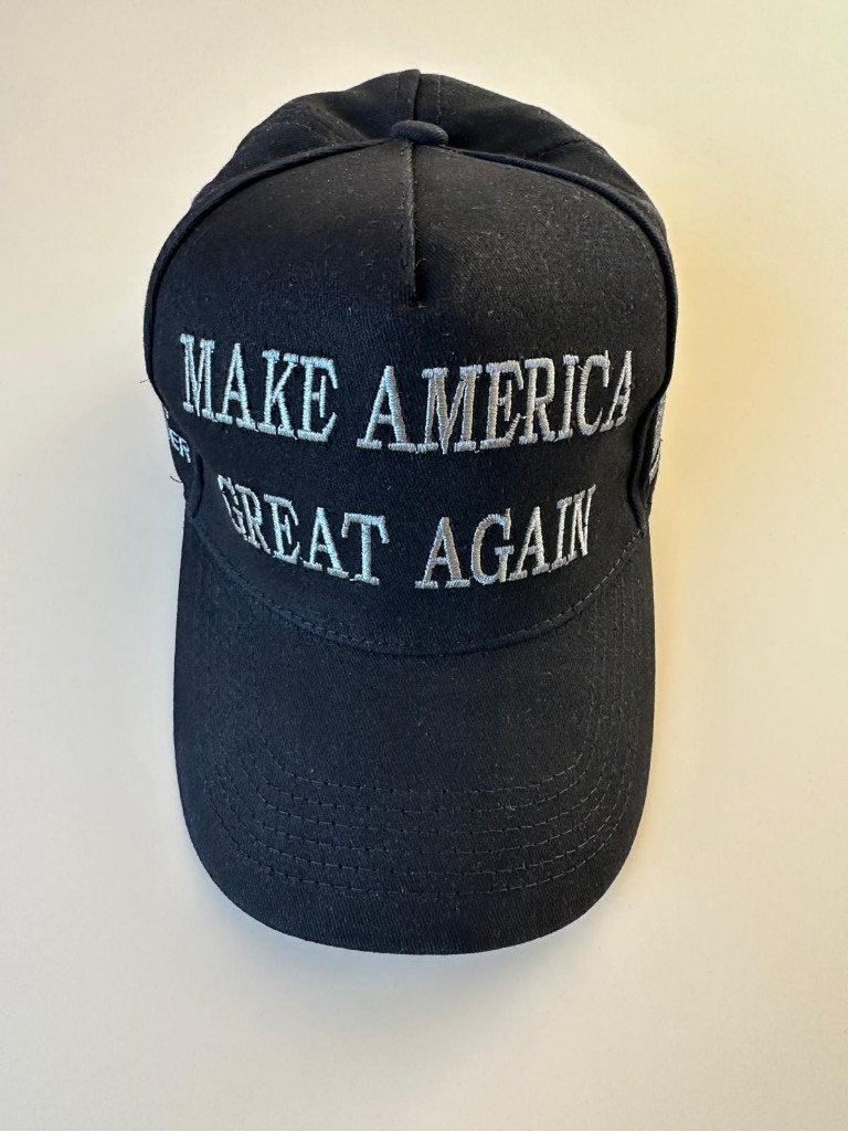Zwarte MAGA Cap, Make America Great Again Pet, Verzenden, Nieuw, One size fits all, Pet