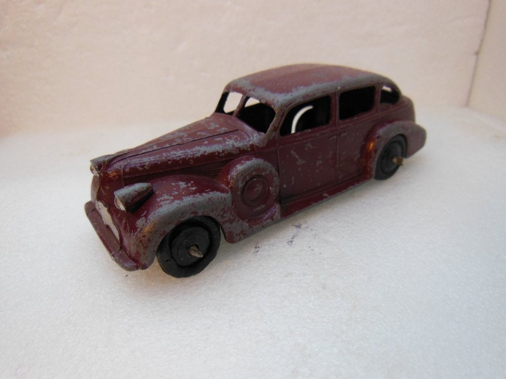 DINKY  39d - BUICK  1946 - Maroon -  Zeer  OUD, Ophalen of Verzenden, Gebruikt, Auto, Dinky Toys