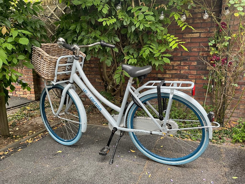 Cortina transportfiets 26 inch, 3 versnellingen, handrem, Fietsen en Brommers, Fietsen | Meisjes, Terugtraprem, Gebruikt, Versnellingen