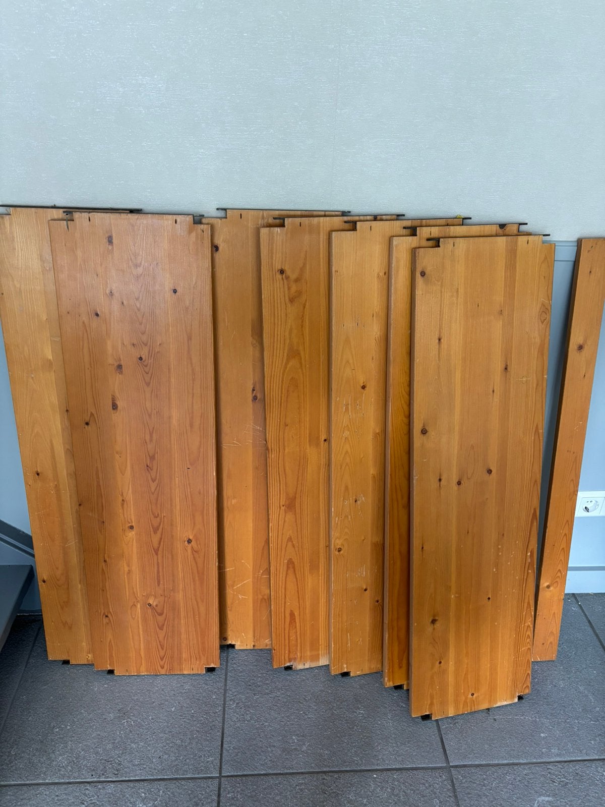 Lundia 7 planken en plint 100 x 28 cm, Ophalen of Verzenden, Gebruikt
