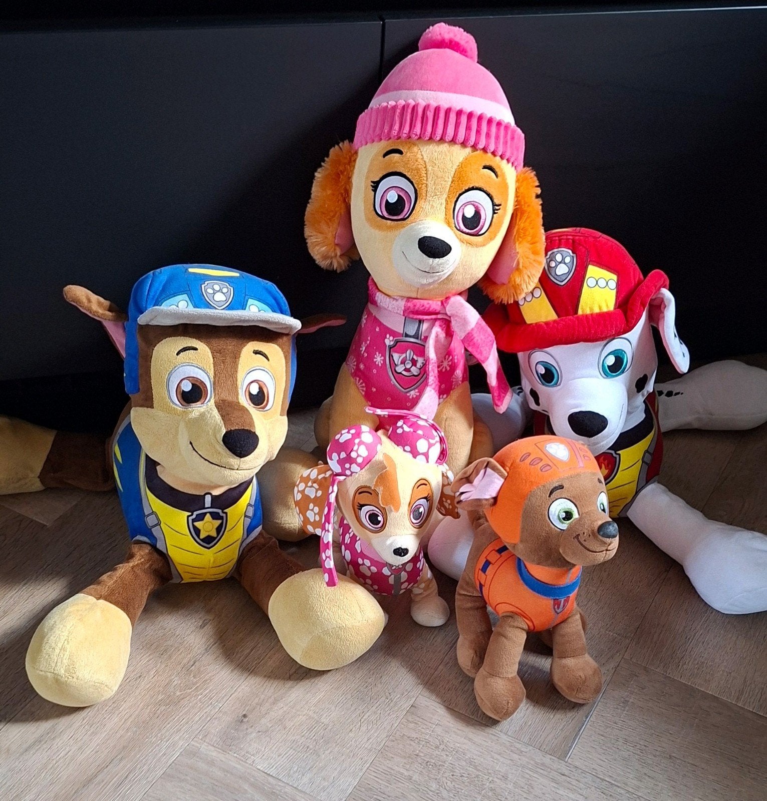 Paw Patrol Knuffels - Set van 5, Kinderen en Baby's, Zo goed als nieuw, Middelgroot (20 tot 80 cm), Meerkleurig, Paw Patrol