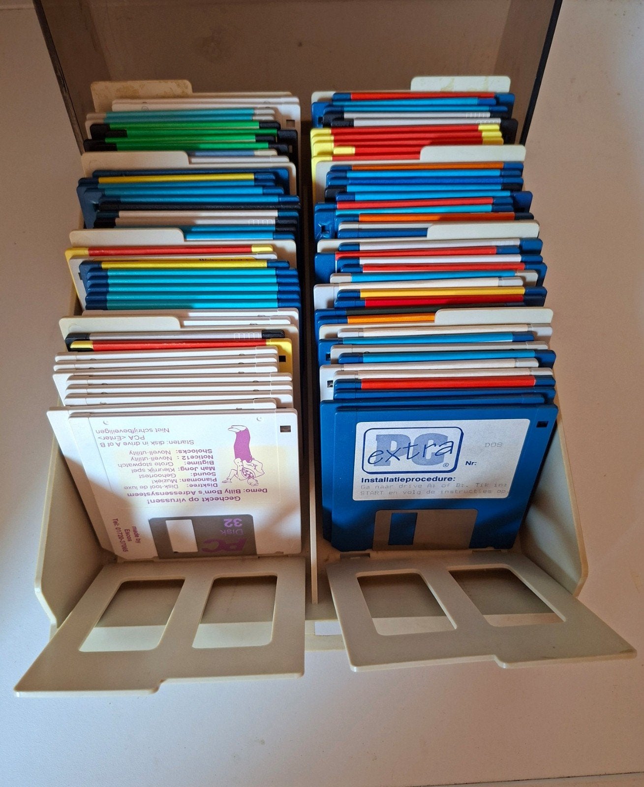 160 720kb diskettes, MSX, Atari, Amiga, PC incl. Bakken, Ophalen of Verzenden, Zo goed als nieuw