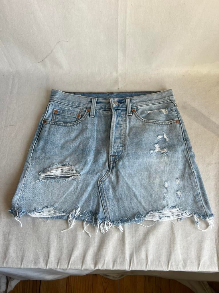 Levi Strauss&Co spijkerrokje kort maat 27, Kleding | Dames, Rokken, Blauw, Ophalen of Verzenden, Zo goed als nieuw, Maat 34 (XS) of kleiner