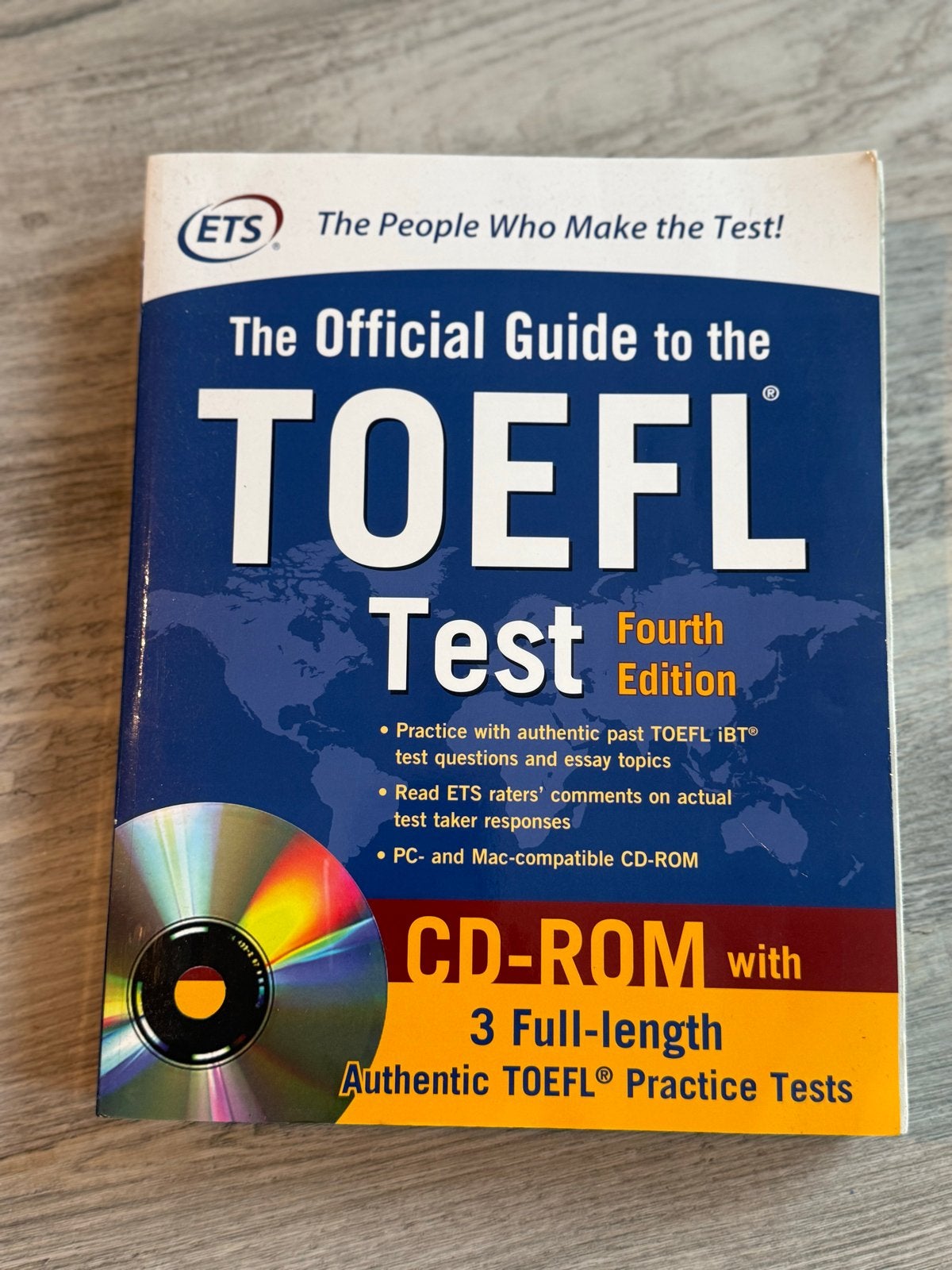 ETS TOEFL Test Boek Engels - 4e Editie met CD-ROM, Ophalen of Verzenden, Alpha, Gelezen, WO