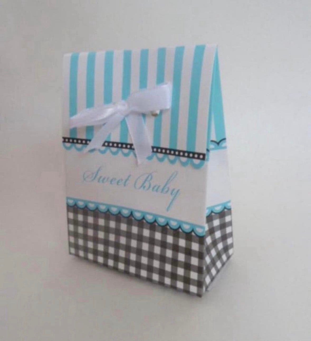 Cadeaudoosje Sweet Baby blauw | geboorte bedankje jongen, Ophalen of Verzenden, Nieuw, Geboorte of Huwelijk