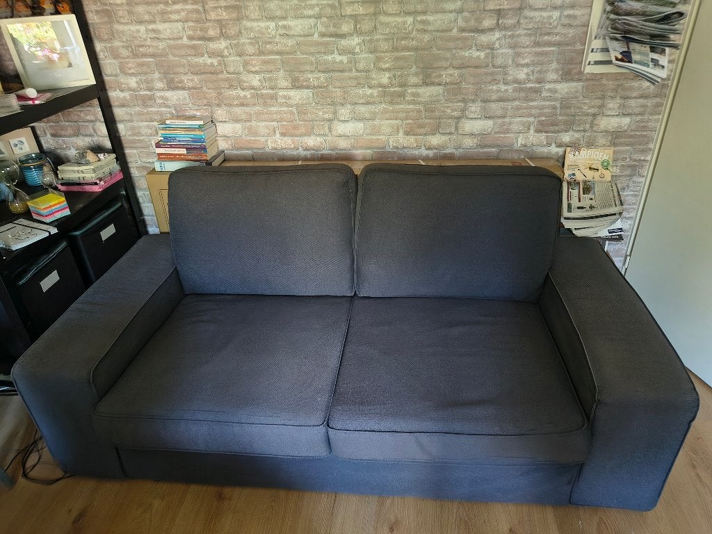 GRATIS af te halen 2-zits bank, Ophalen, Gebruikt, 150 tot 200 cm, Tweepersoons