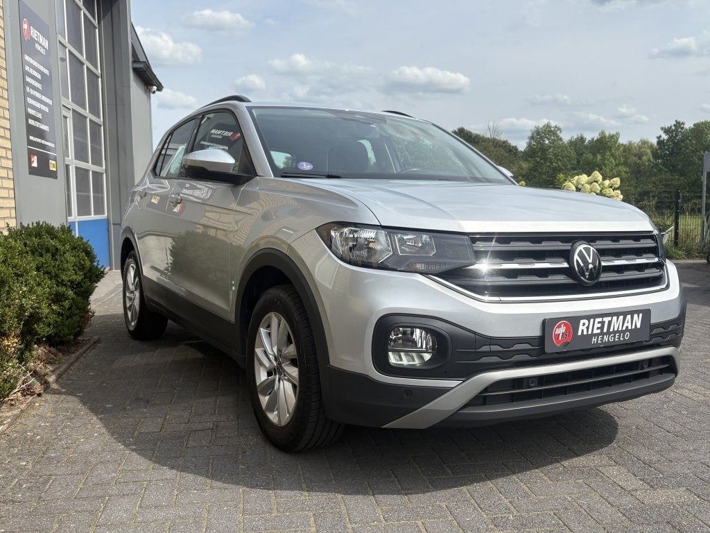 Volkswagen T-Cross 1.0 TSI Life CARPLAY-NAVI-CRUISE-ALL SEAS, Dealer onderhouden, T-Cross, Gebruikt, Euro 6