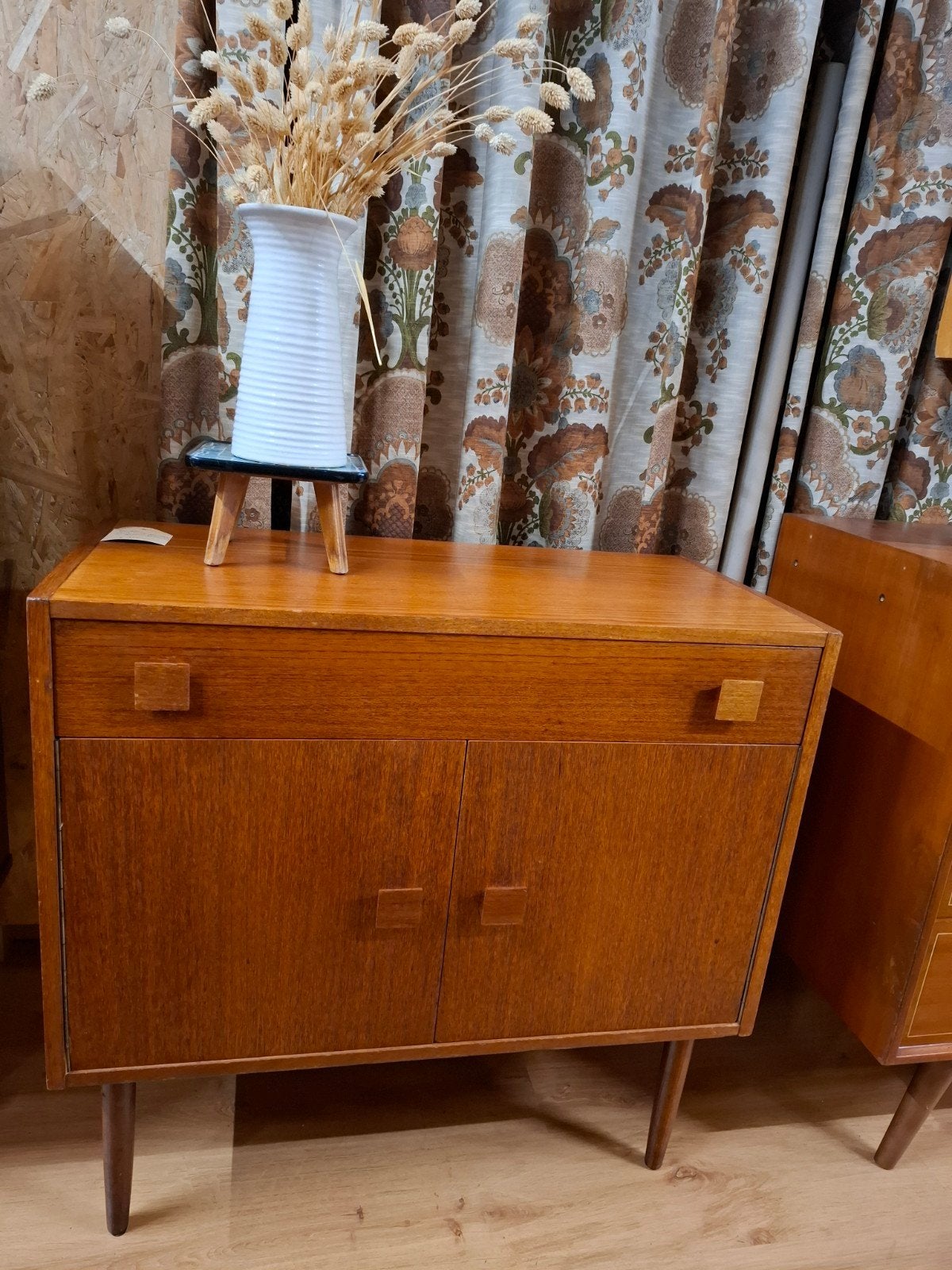 vintage teak kast wandkast wandmeubel mid century design, Ophalen