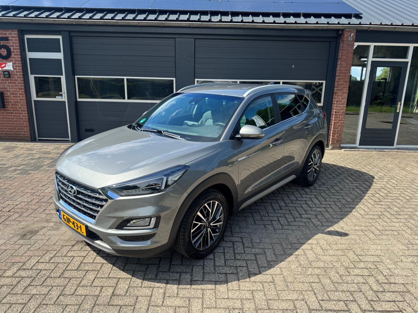 Hyundai Tucson 1.6 T-gdi 177pk 2019 1900KG|LED|CARPLAY|LEER, Voorwielaandrijving, 4 cilinders, 1445 kg, Leder