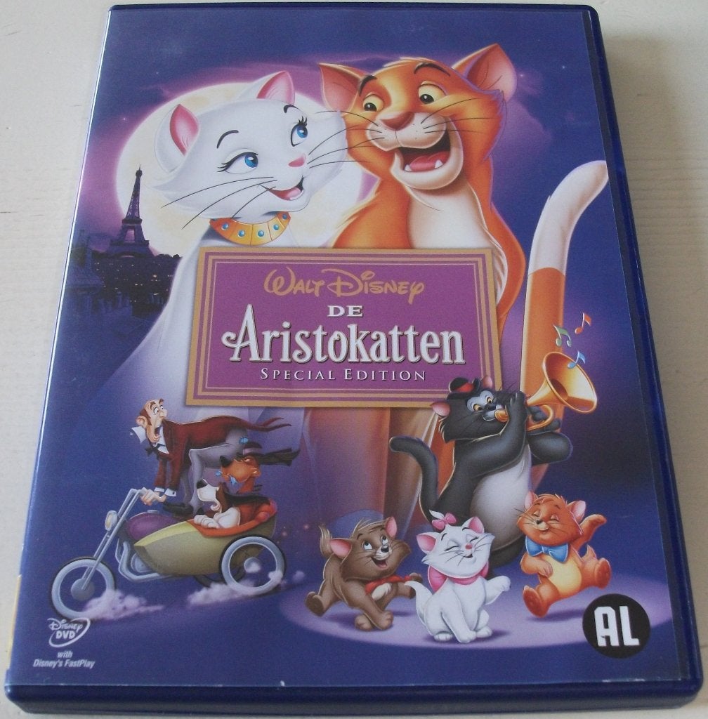 Dvd *** ARISTOKATTEN *** Walt Disney Classics 21, Avontuur, Nederlands, Ophalen of Verzenden, Zo goed als nieuw