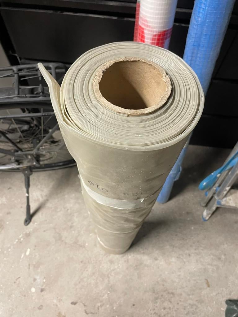 PE dampremmende folie extra dik, Ophalen, Gebruikt, 15 m² of meer, Folie
