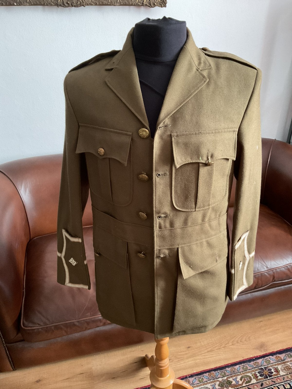 Replica Engelse officiers jas w.o. 1 te koop, Ophalen of Verzenden, Landmacht, Kleding of Schoenen