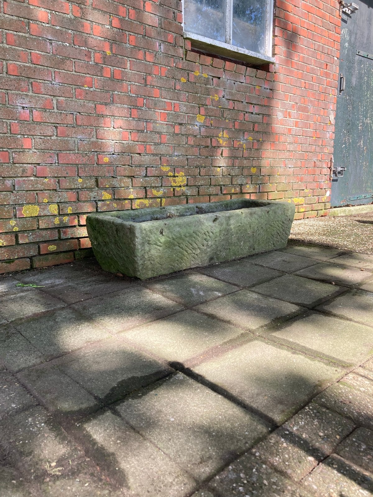 Bentheimer trog en andere stukken bentheimer steen, Tuin en Terras, Ophalen, Gebruikt