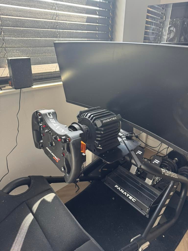 Fanatec DD Pro 8Nm + McLaren GT3 stuur | PS5/PS4/PC, Computers en Software, Joysticks, Zo goed als nieuw, Ophalen of Verzenden