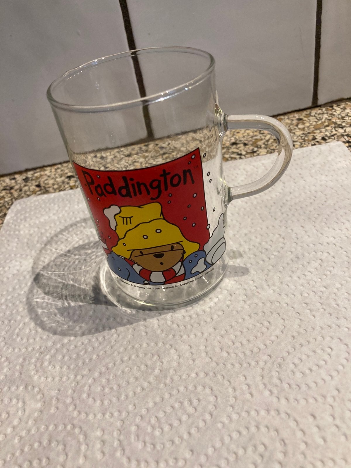 Leuk glas paddington, Ophalen of Verzenden, Zo goed als nieuw