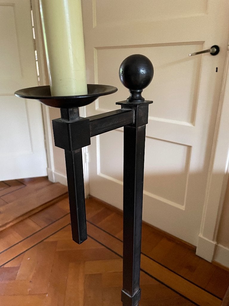 Rustieke Retro Staande Lamp, Huis en Inrichting, Lampen | Hanglampen, Ophalen, Gebruikt, Overige materialen, E27 (groot)