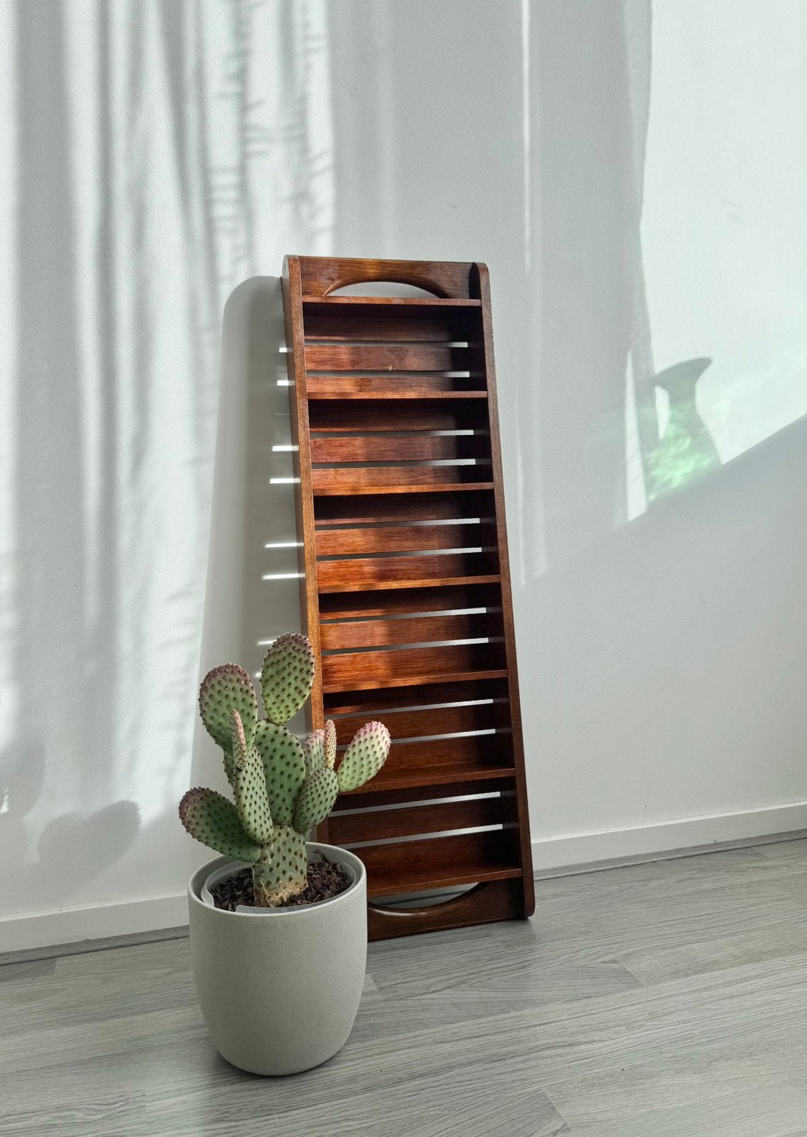 93cm Vintage houten decoratieve plank of keukenrek v kruiden, Ophalen of Verzenden, Zo goed als nieuw