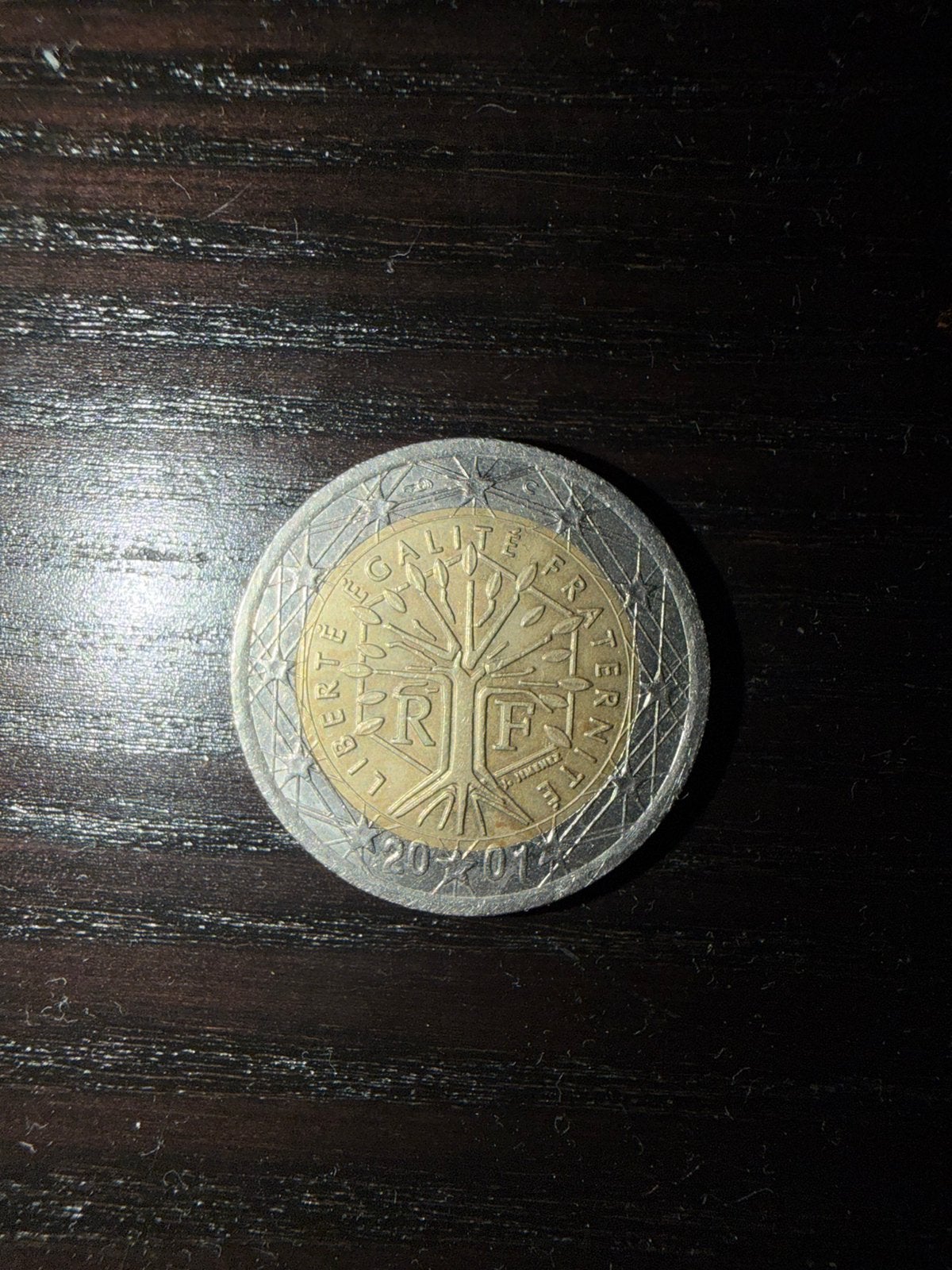 2 euro munt 2001, Postzegels en Munten, Munten | Europa | Euromunten, Ophalen of Verzenden, Frankrijk, 2 euro