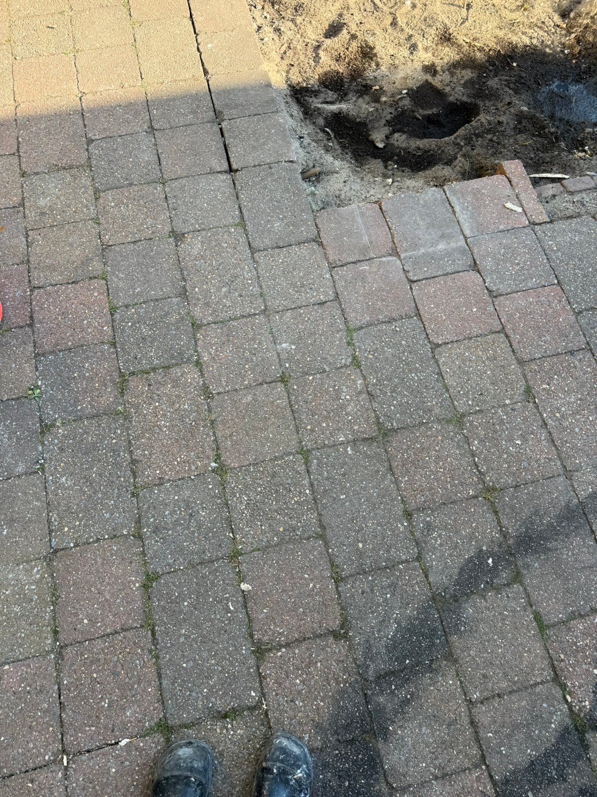 Vandaag ophalen +/- 30m2 stenen en een grijze bak, Ophalen, Gebruikt