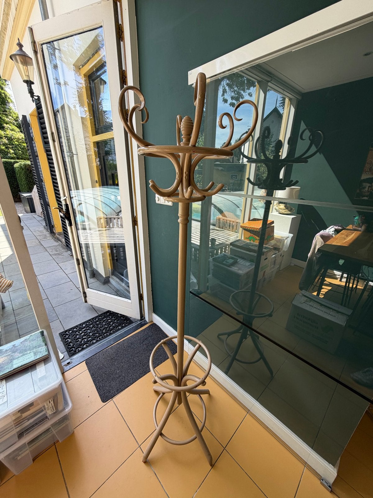 Thonet staande kapstok - Klassiek design, 195 cm hoog, Gebruikt, Ophalen of Verzenden, Staande kapstok, 150 tot 200 cm