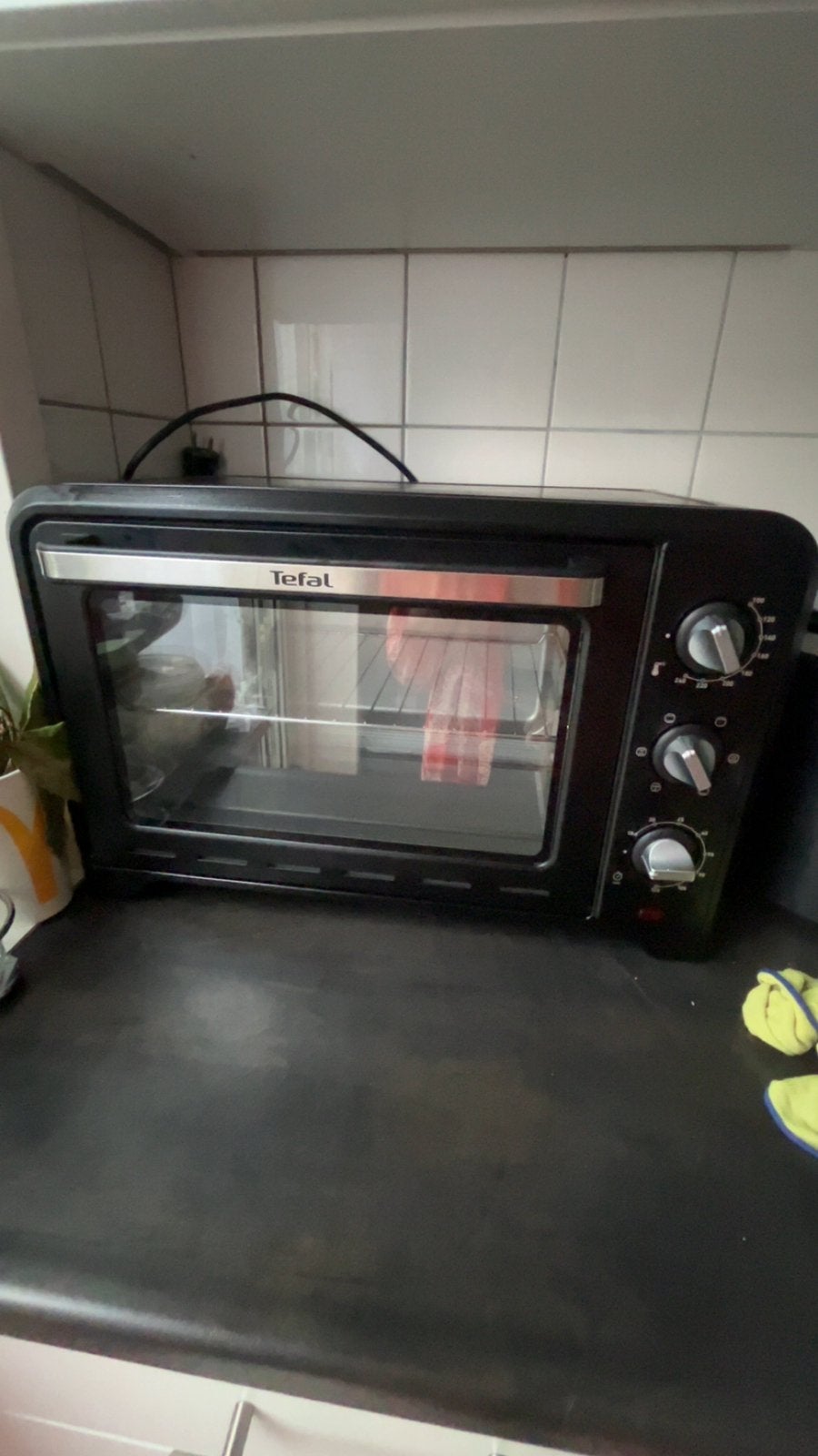 Tefal oven zwart nieuw, Ophalen, Zo goed als nieuw, Minder dan 45 cm