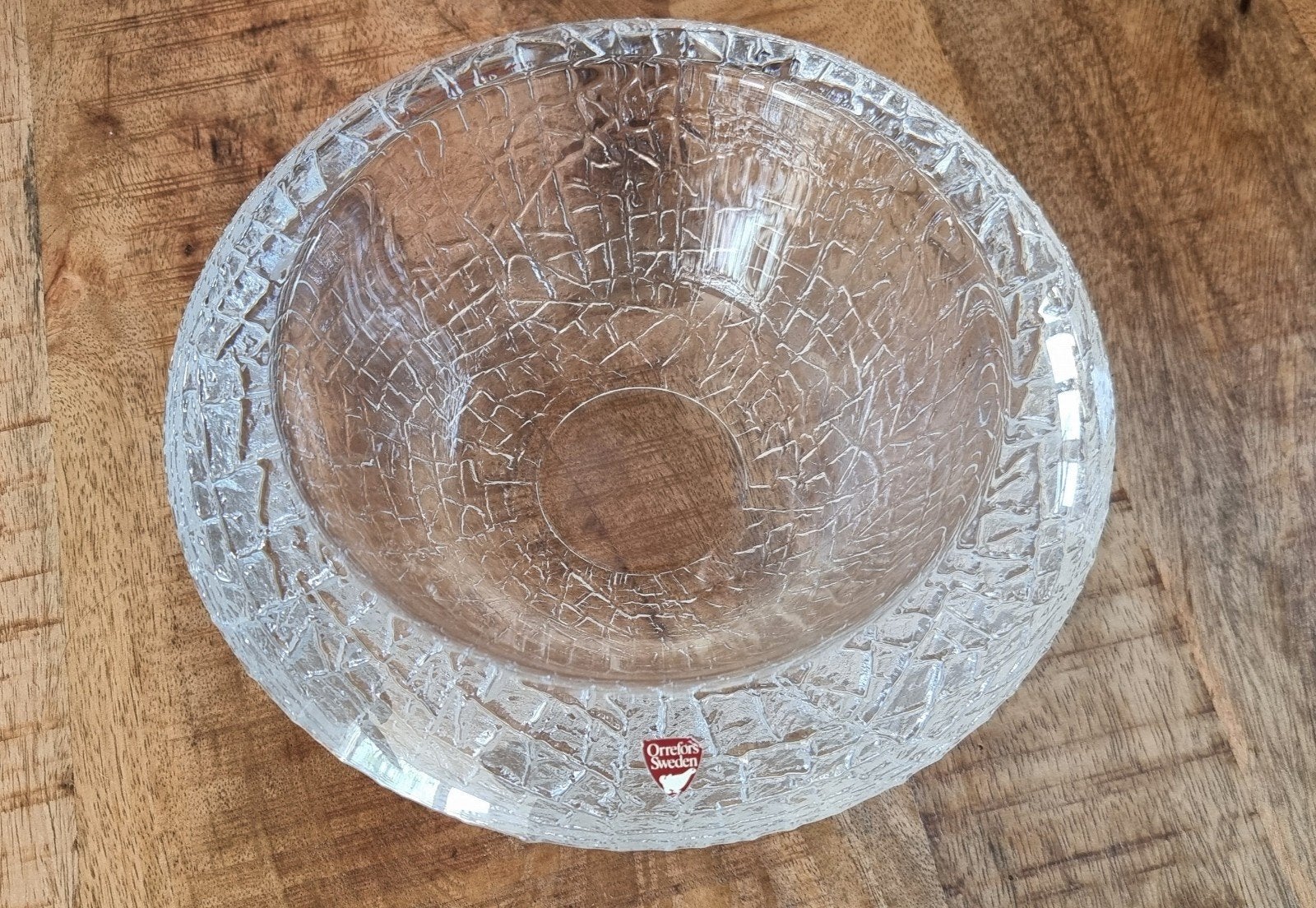 Orrefors Schaal Kristal, Schaal, Rond, Nieuw, Ophalen of Verzenden